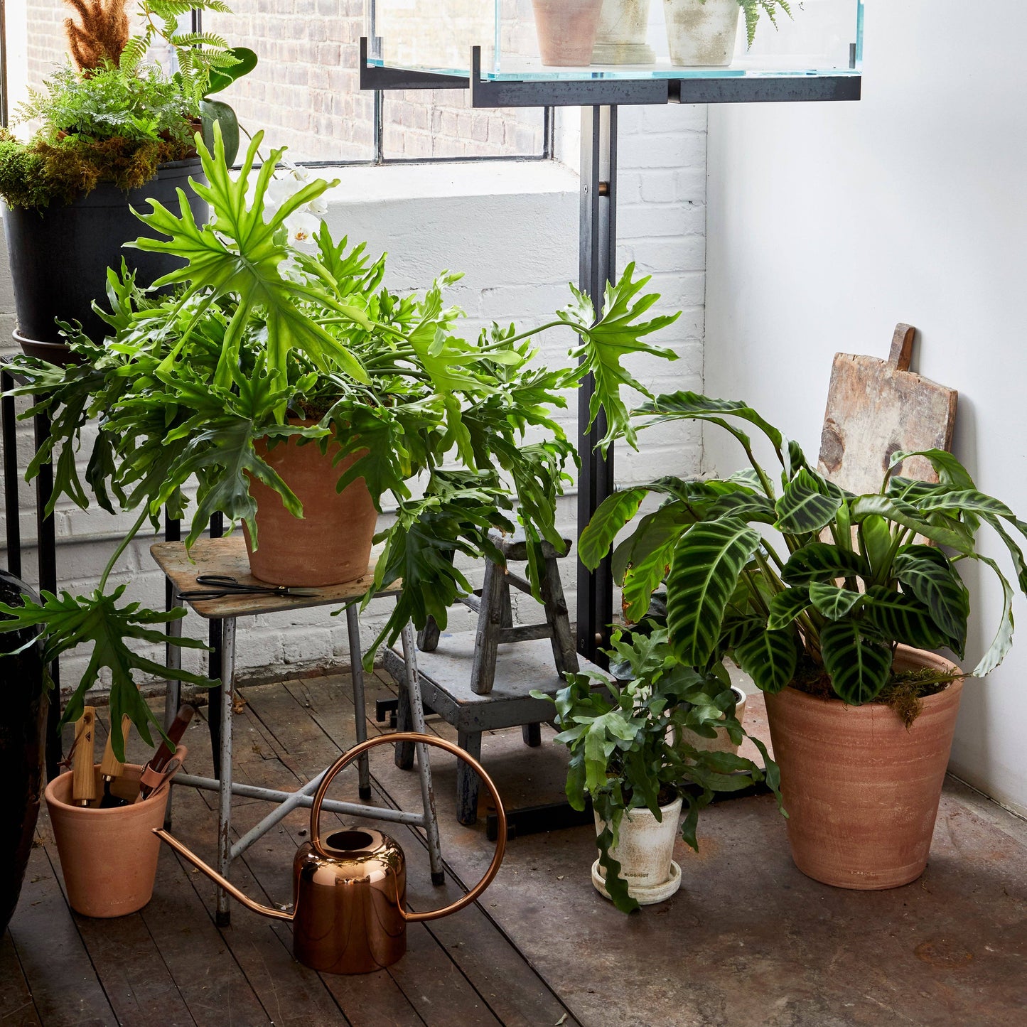 Studio Planter, Whitewash: Medium