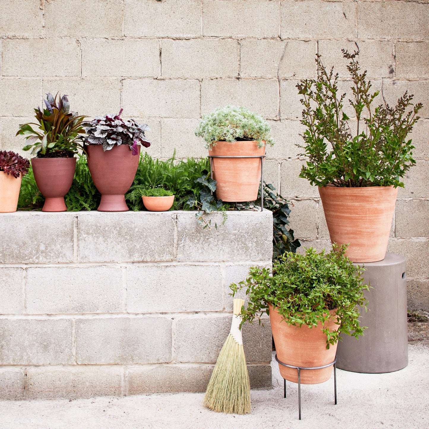 Studio Planter, Whitewash: Small
